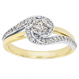 YELLOW GOLD ENGAGEMENT RING