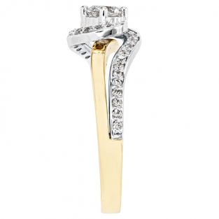 YELLOW GOLD ENGAGEMENT RING